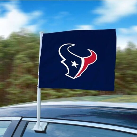 NEW Houston Texans Exclusive Double Sided Car Flag Window Clip NFL footb… - Picture 3 of 6